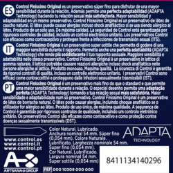 Control - Préservatifs Finissimo 3 Unités